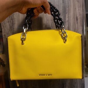Charles and keith double chain handbag